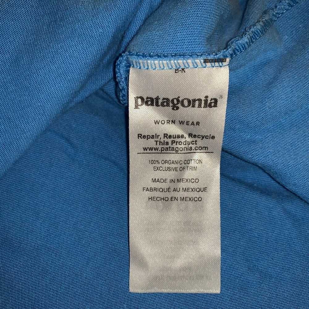 Patagonia P-6 Logo Blue Long Sleeve Shirt - image 5