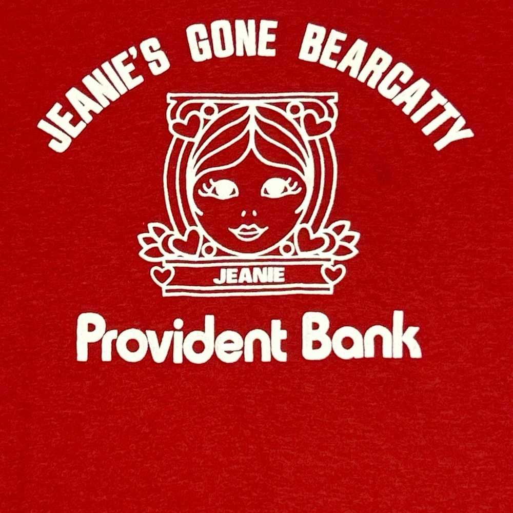Vintage 70’s Provident Bank Promo T-shirt Sz XL C… - image 1