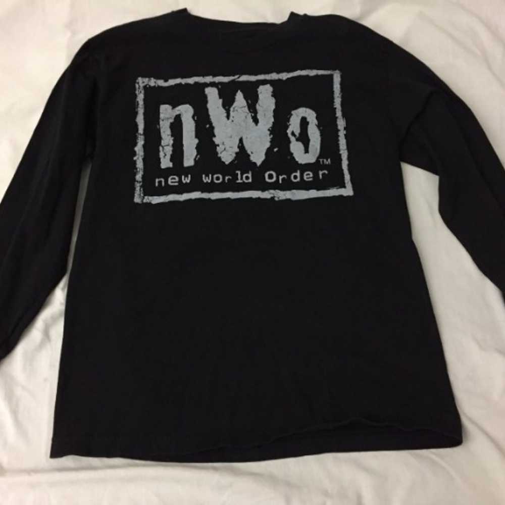 WWE NWO Long Sleeved T Shirt For Life Hogan Nash … - image 1