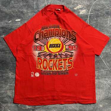 Vintage 90s Houston Rockets 1995 NBA Back To Back… - image 1