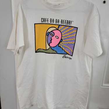 Vintage 90s Pablo Picasso art chicago Cafe shirt - image 1