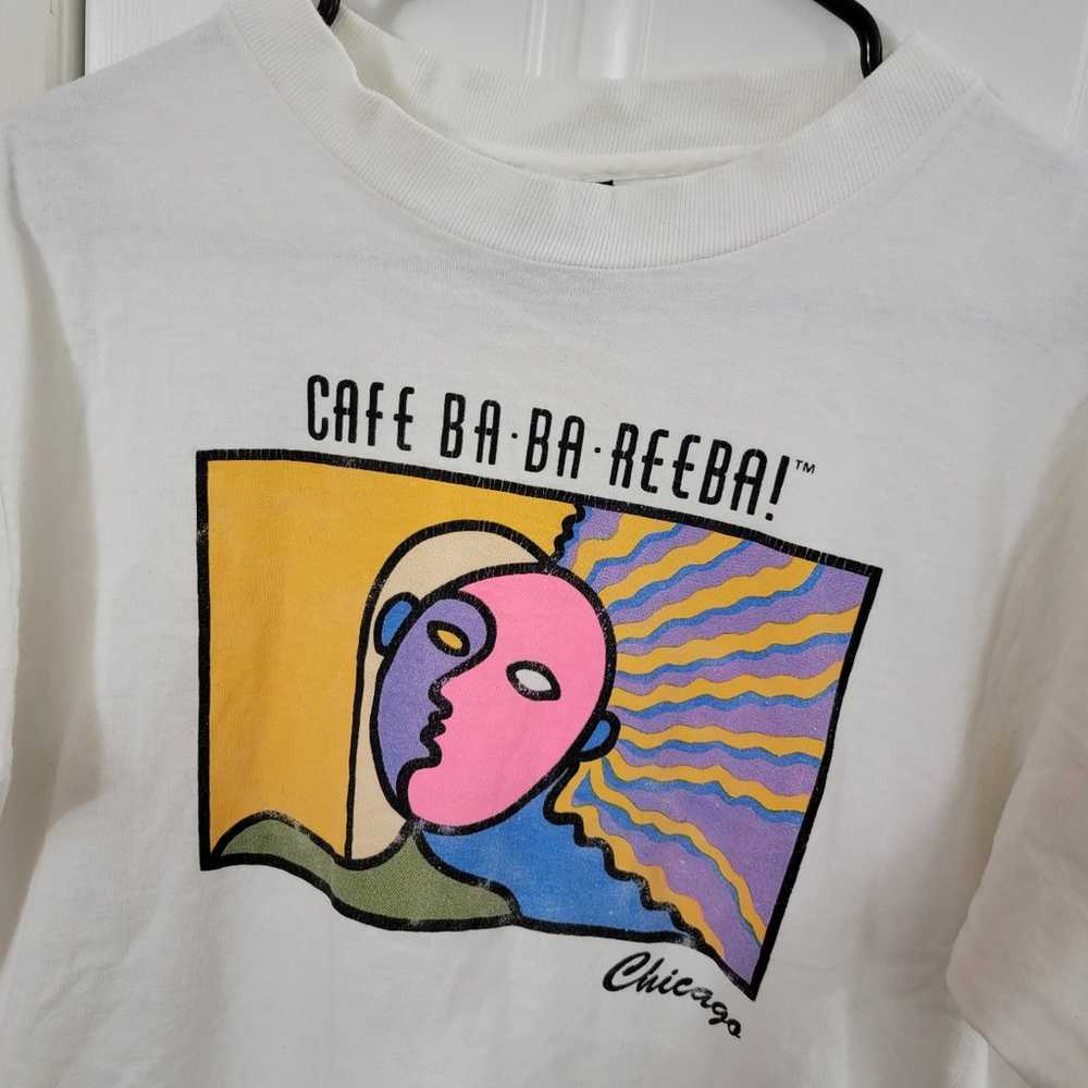Vintage 90s Pablo Picasso art chicago Cafe shirt - image 2