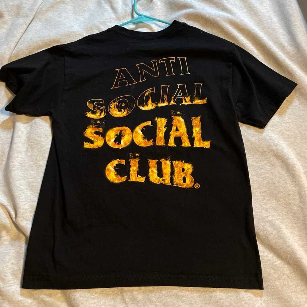 Anti Social Social Club Flame Tee - image 4