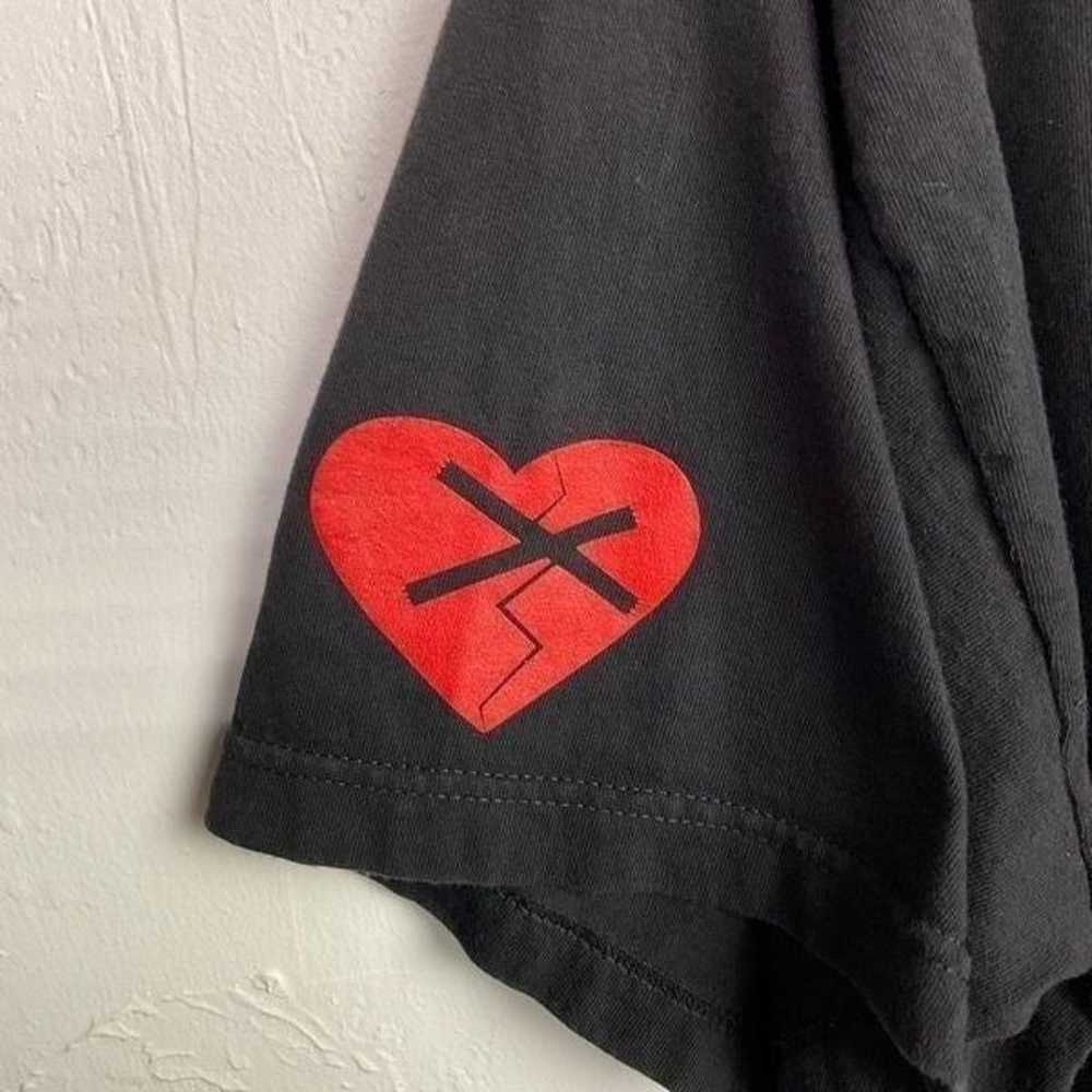 Brokenhardened Black Candy Heart Lies T-Shirt XL … - image 2