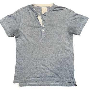 Billy Reid Henley Short Sleeve Tshirt size medium - image 1