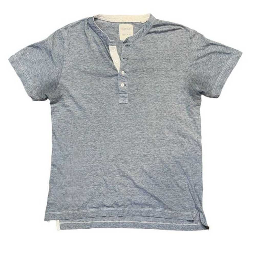 Billy Reid Henley Short Sleeve Tshirt size medium - image 2