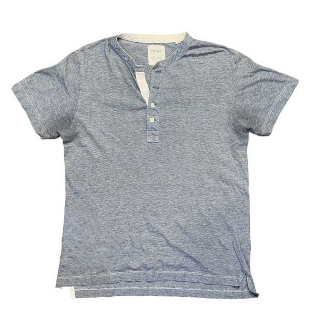 Billy Reid Henley Short Sleeve Tshirt size medium - image 3