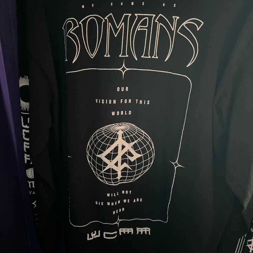 *RARE* Limited Printed We Came As Romans Tshirt - image 1