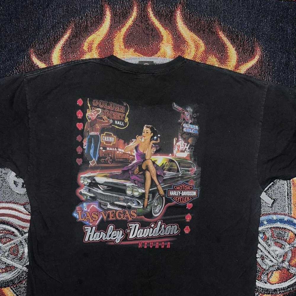 Harley Davidson Las Vegas Nevada black shirt - image 2