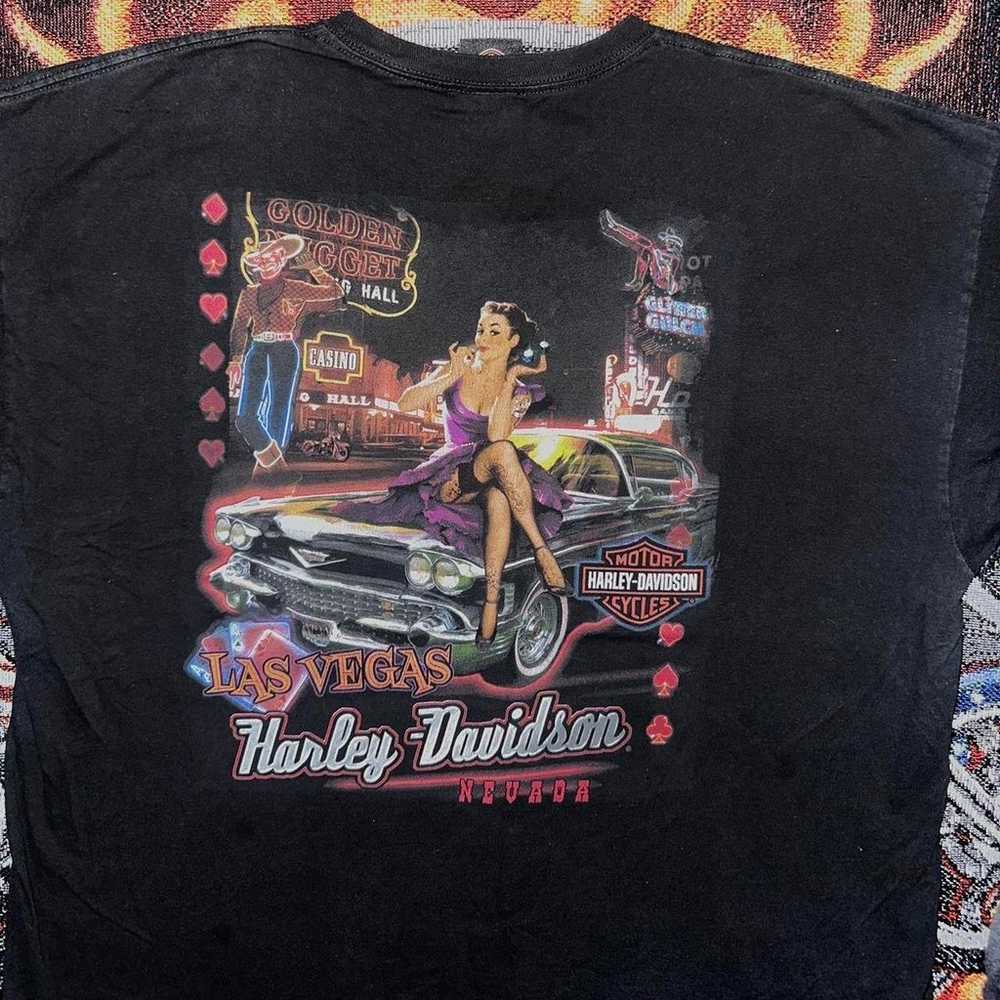 Harley Davidson Las Vegas Nevada black shirt - image 3