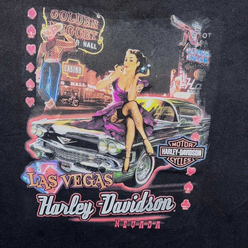 Harley Davidson Las Vegas Nevada black shirt - image 4