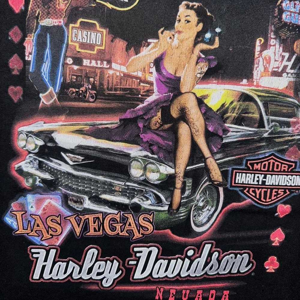 Harley Davidson Las Vegas Nevada black shirt - image 5