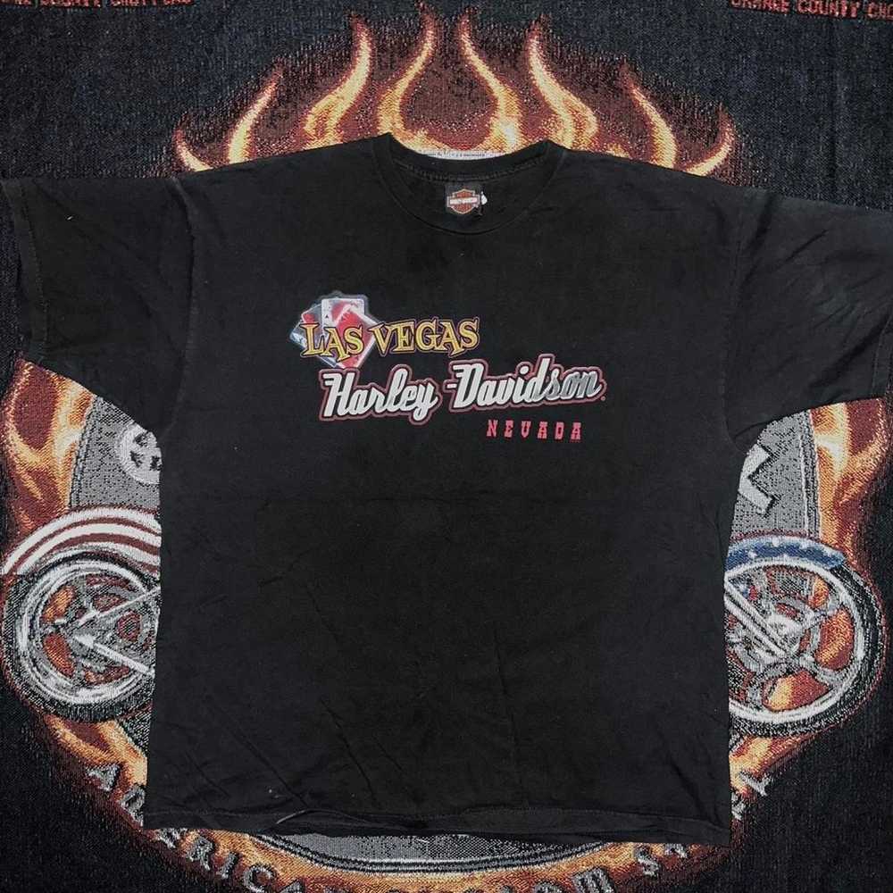 Harley Davidson Las Vegas Nevada black shirt - image 6
