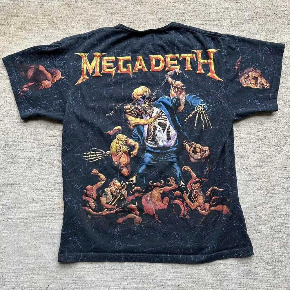 Represent clothing x megadeath all over print col… - image 2