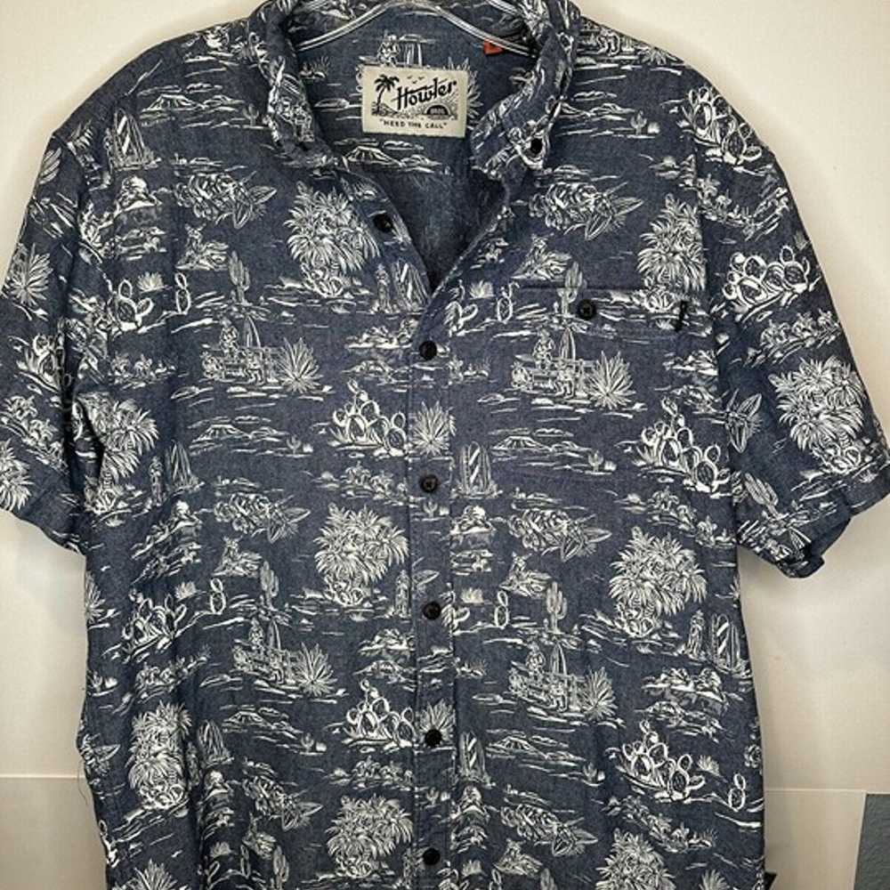 Howler Brothers Bros Short Sleeve Button Down Flo… - image 1