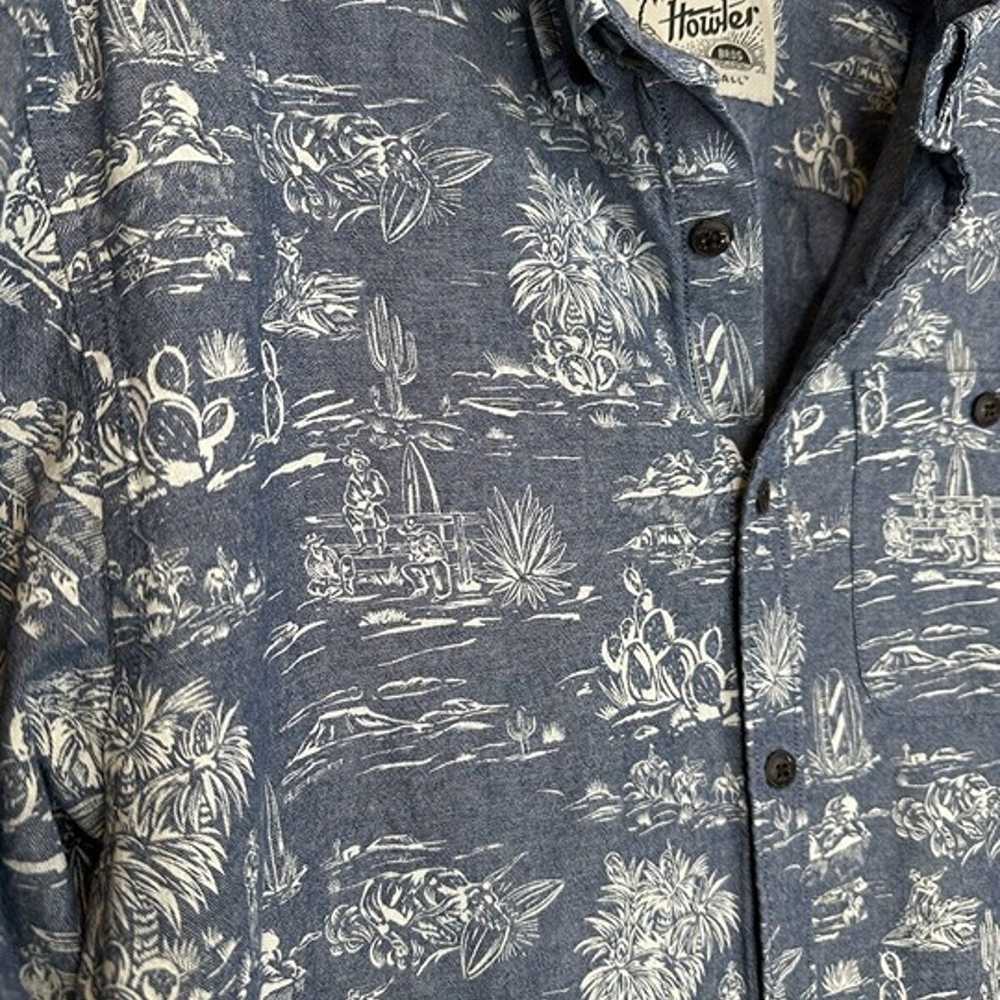 Howler Brothers Bros Short Sleeve Button Down Flo… - image 2