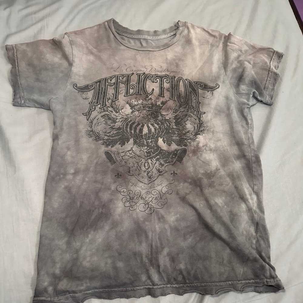 Affliction short sleeve shirt for men - image 1