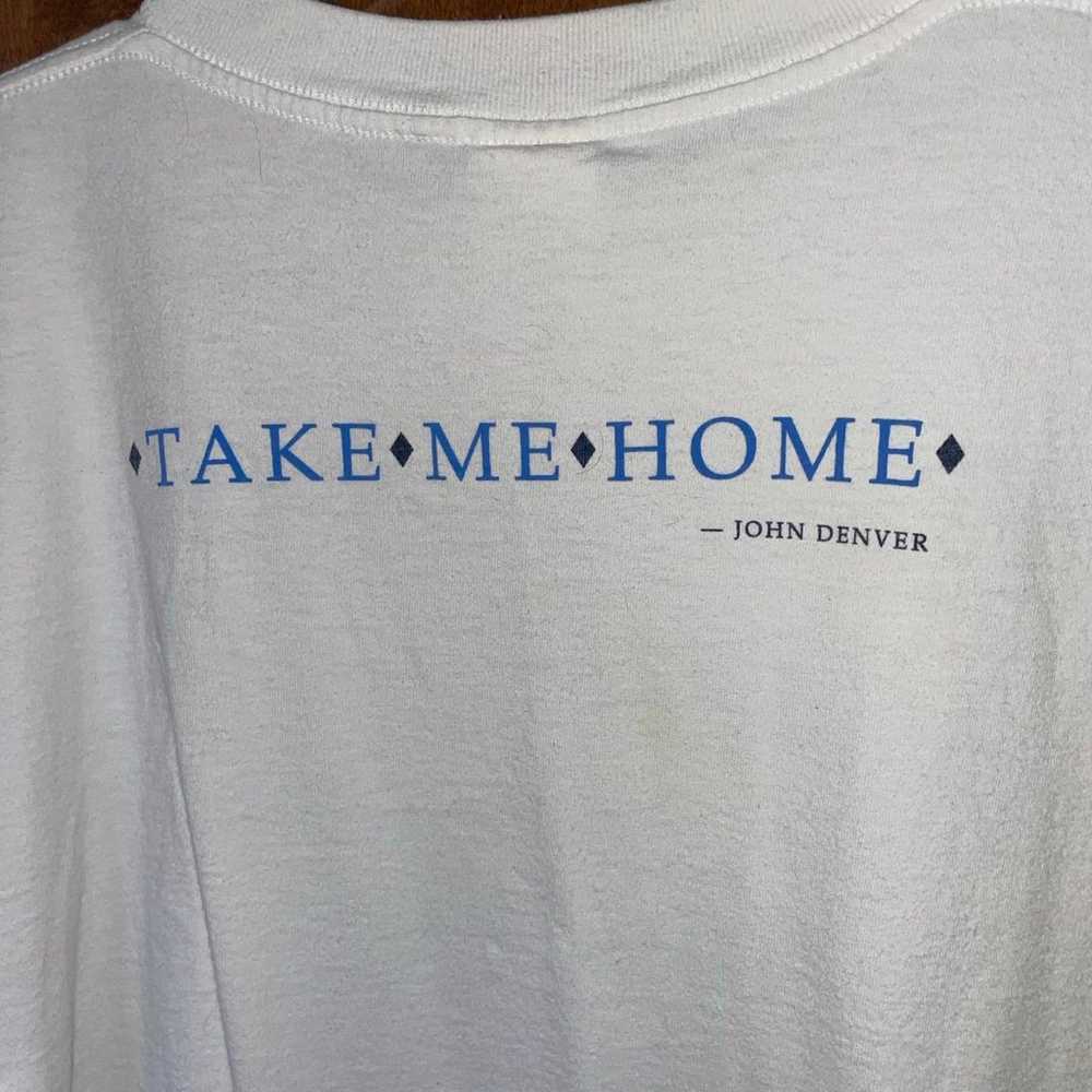 Vintage 1997 John Denver “Take Me Home” T shirt 1… - image 4