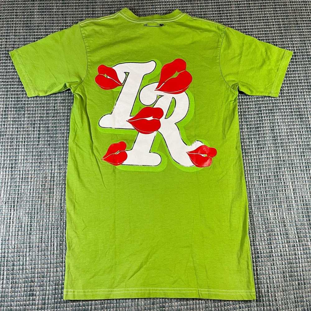 La Ropa Essentials Slime Green Kiss Lips T shirt … - image 1
