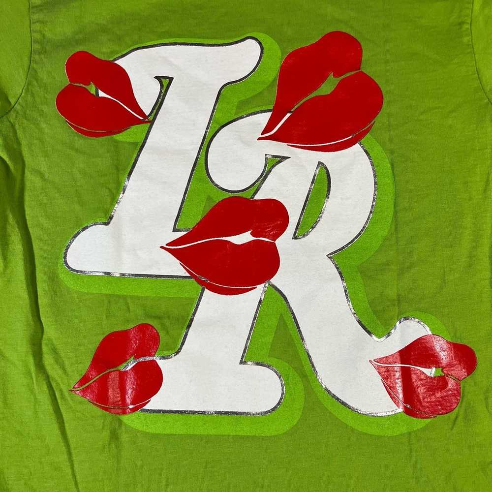 La Ropa Essentials Slime Green Kiss Lips T shirt … - image 2