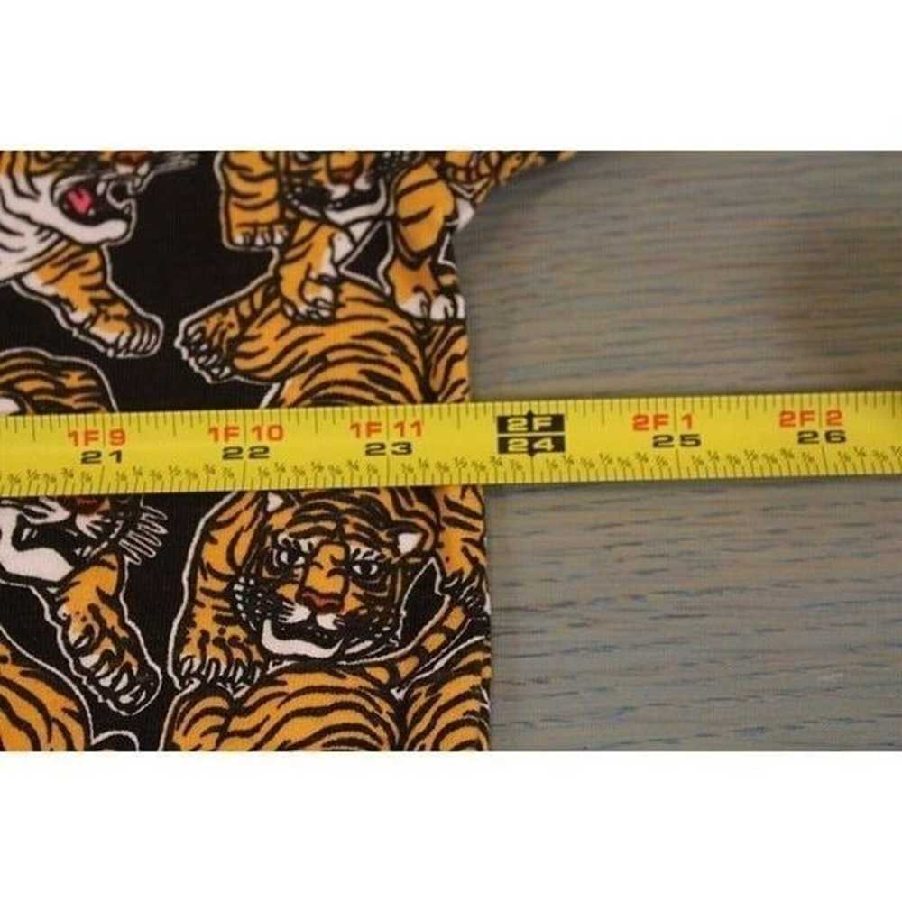 Vintage 2000s Evisu Tiger Aop Tee T-Shirt Pullove… - image 7
