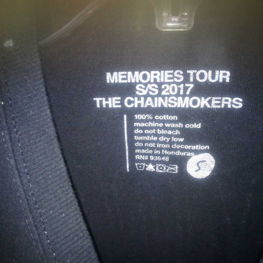 Chainsmokers t shirt S tour 2017 - image 1