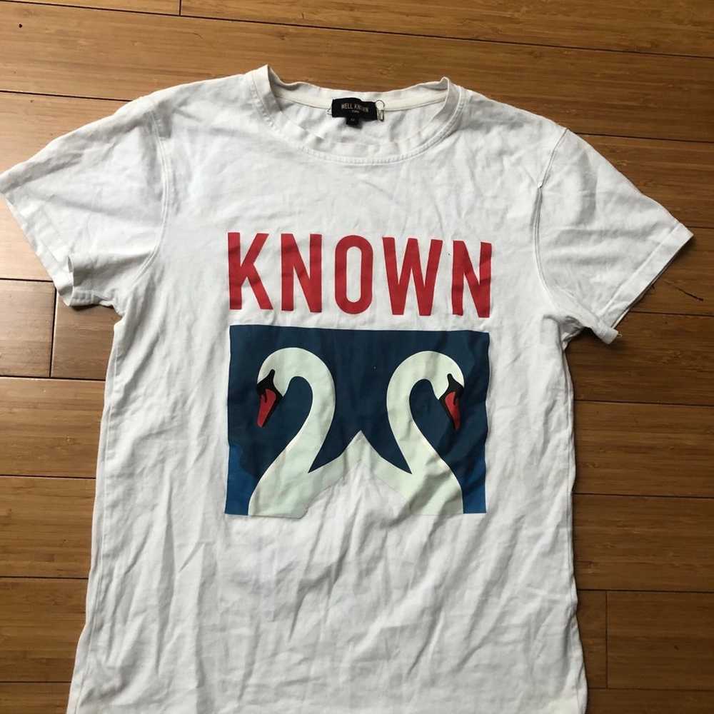 Well Known Studios The Swan Art Graphic T Shirt S… - image 1