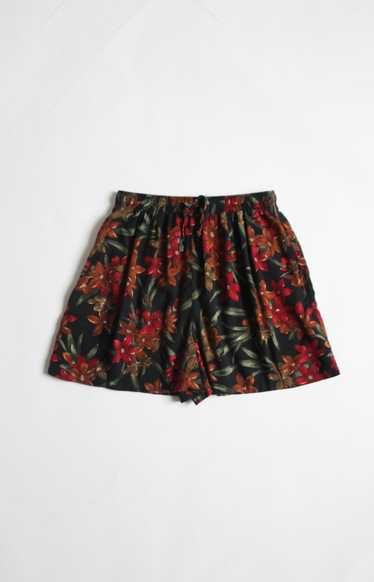 botanical print shorts