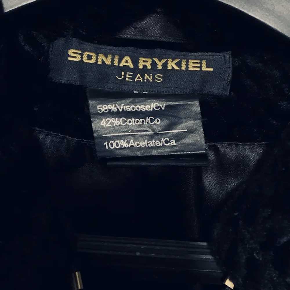 Sonia Rykiel Black Zippered Jacket Paris - image 4