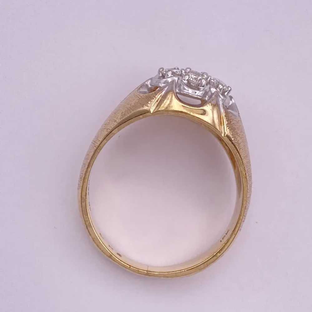 Mens Diamond Kentucky Cluster Ring .70 Carat TW 1… - image 7