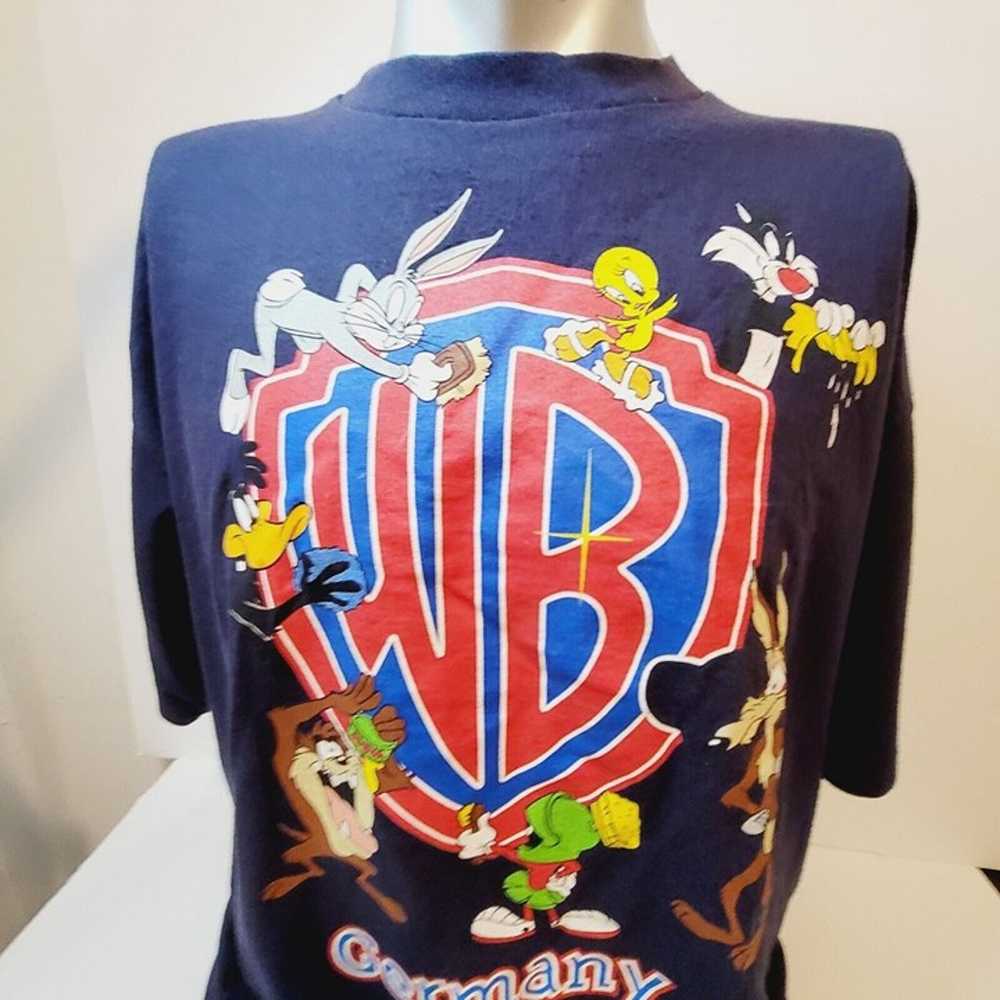 90s Looney Tunes Warner Bros Germany T-shirt WB L… - image 5