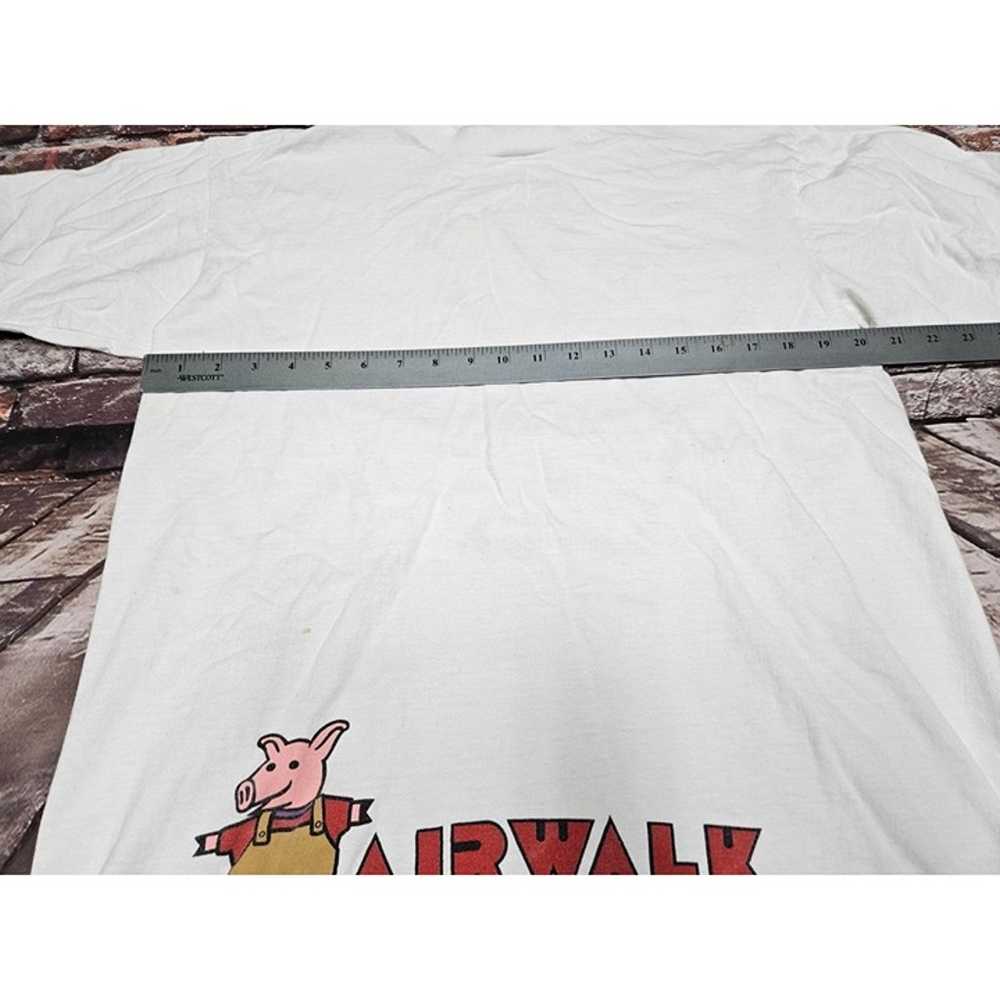 Vintage Airwalk Shirt Mens Size XL White Pig Logo… - image 3