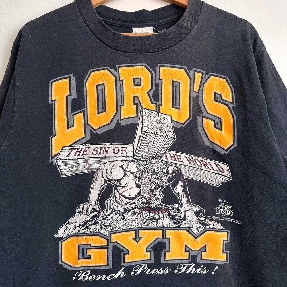 Vintage 1990 Lords Gym Shirt - image 3