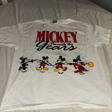 Mickey Through the years Vintage L/XL AOP Men’s M… - image 1