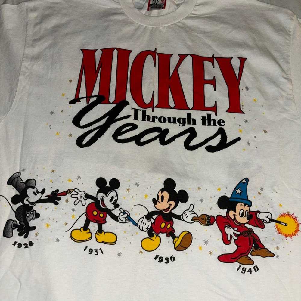 Mickey Through the years Vintage L/XL AOP Men’s M… - image 2