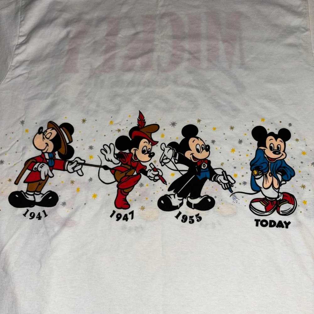 Mickey Through the years Vintage L/XL AOP Men’s M… - image 7