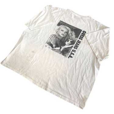 GUESS Anna Nicole Smith Rare Shirt XXL Georges Ma… - image 1