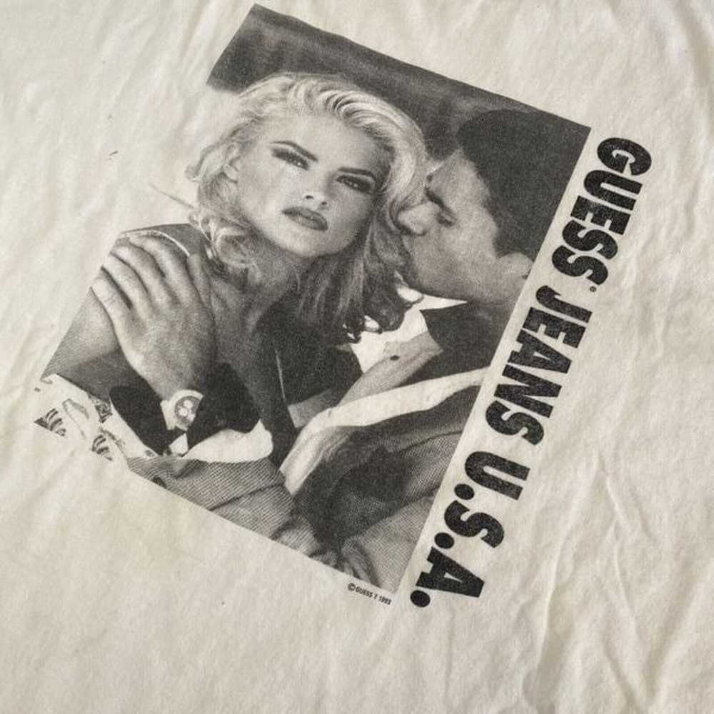 GUESS Anna Nicole Smith Rare Shirt XXL Georges Ma… - image 5