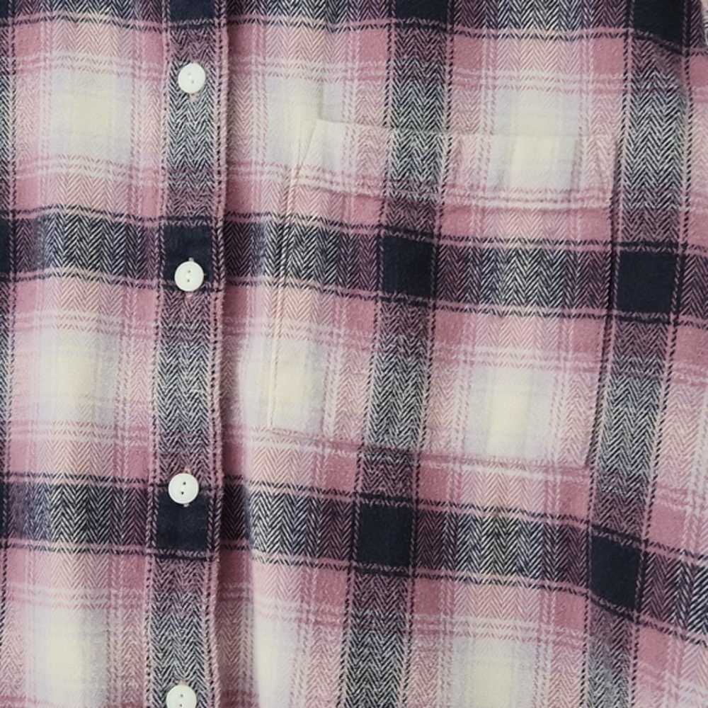 Madewell Flannel Oversized Ex-Boyfriend Shirt in … - image 7