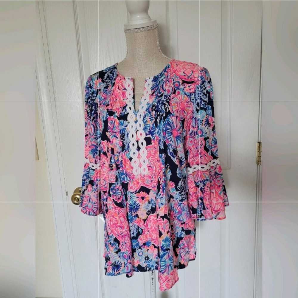 Lilly Pulitzer Hollie Tunic. Blouse . Retail pric… - image 3