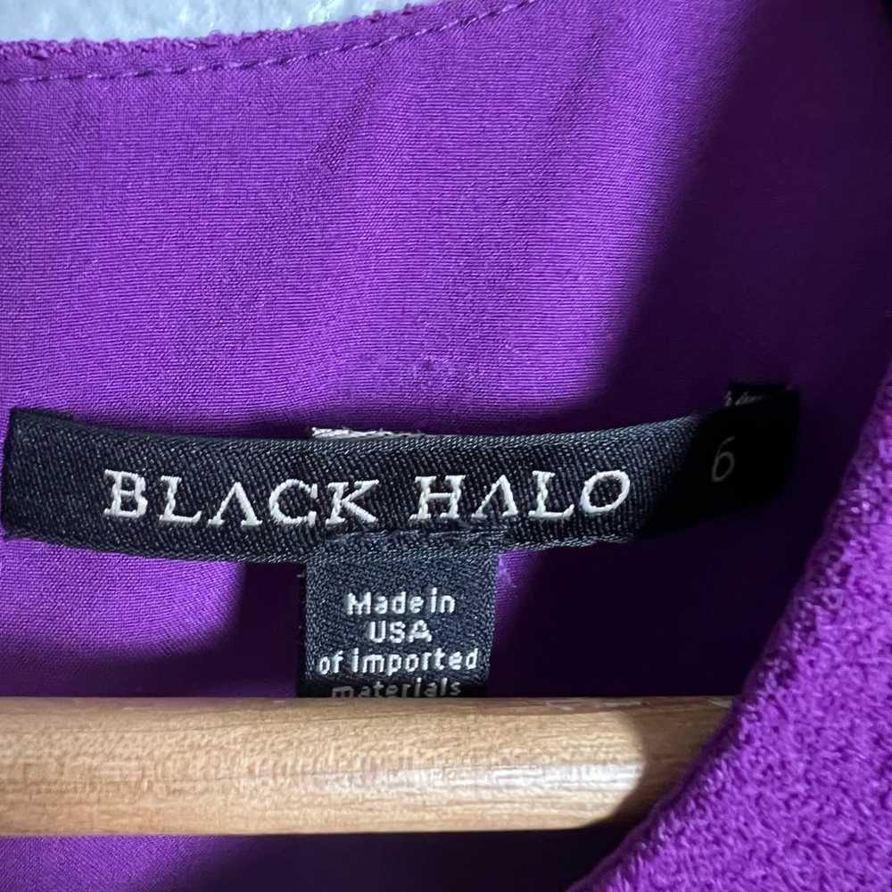 Black Halo Sanibel Purple Sleeveless Round Neck C… - image 5