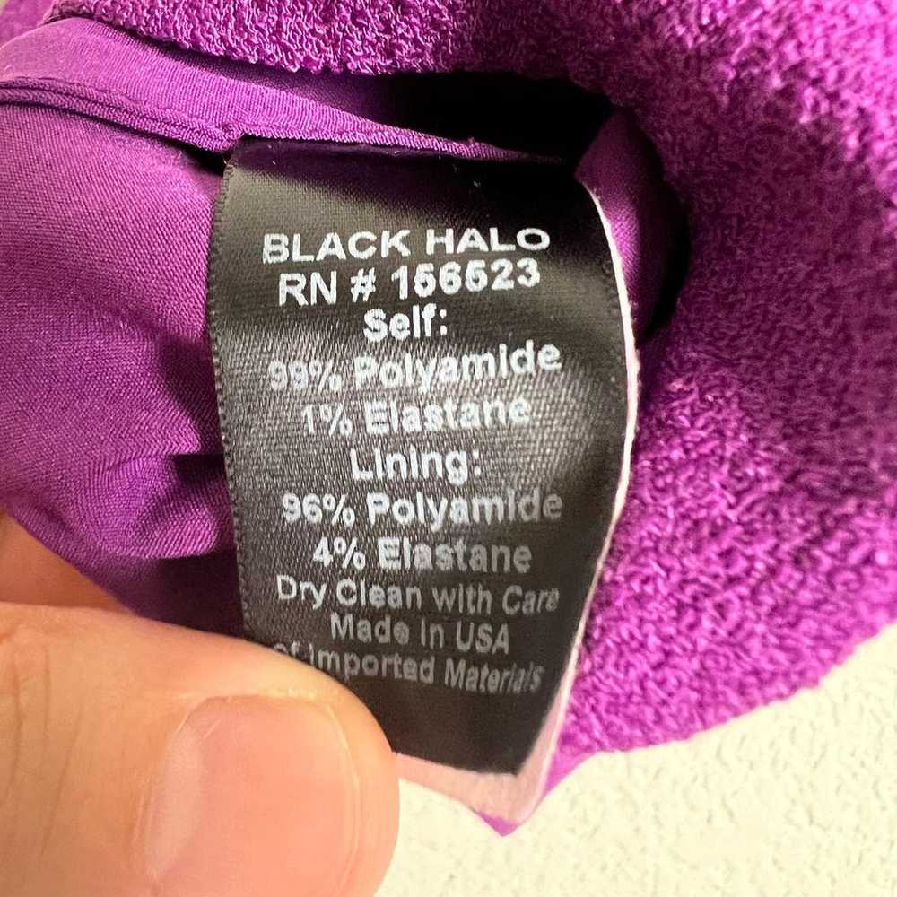 Black Halo Sanibel Purple Sleeveless Round Neck C… - image 6