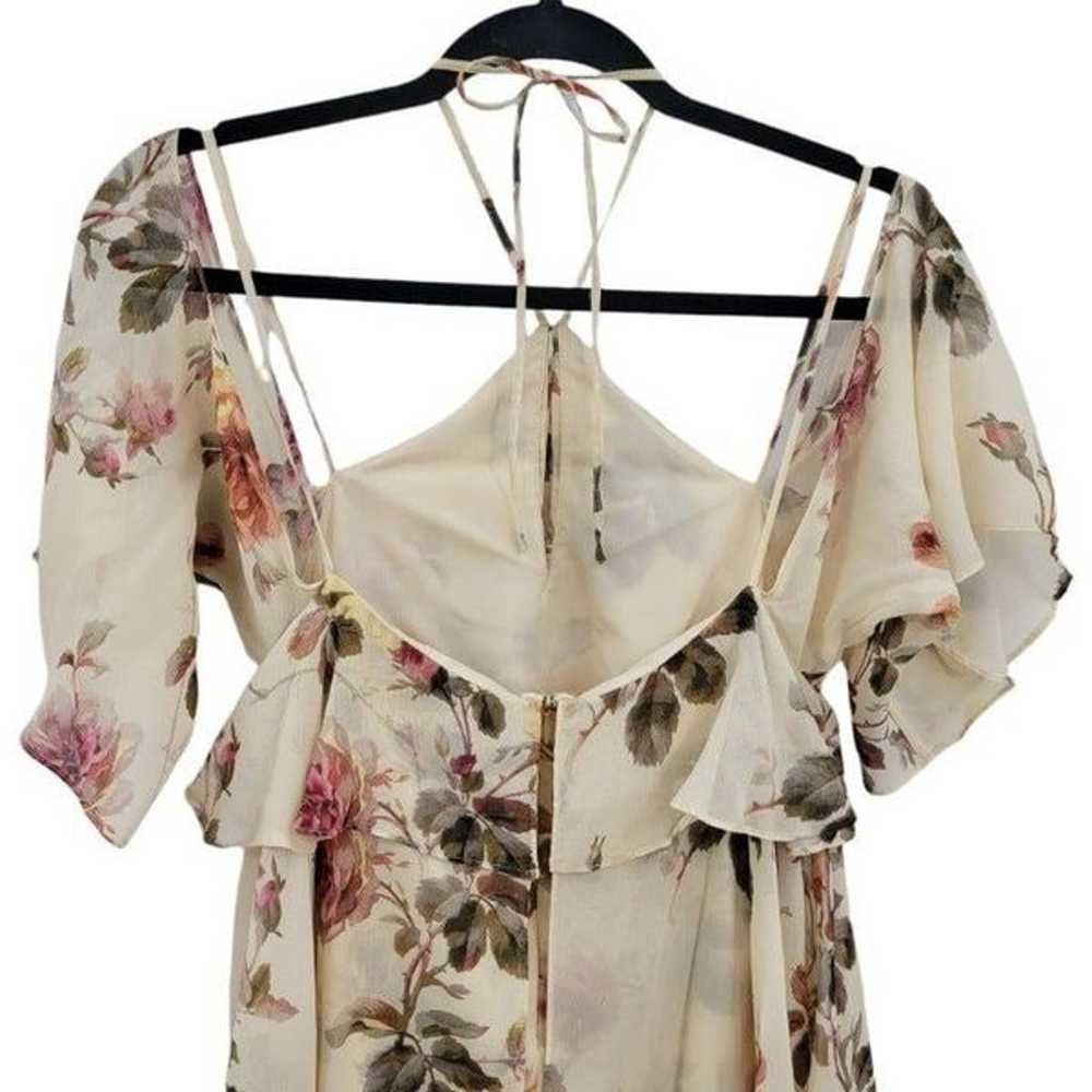 Intermix Silk Top Feminine Country Floral Strappy… - image 7