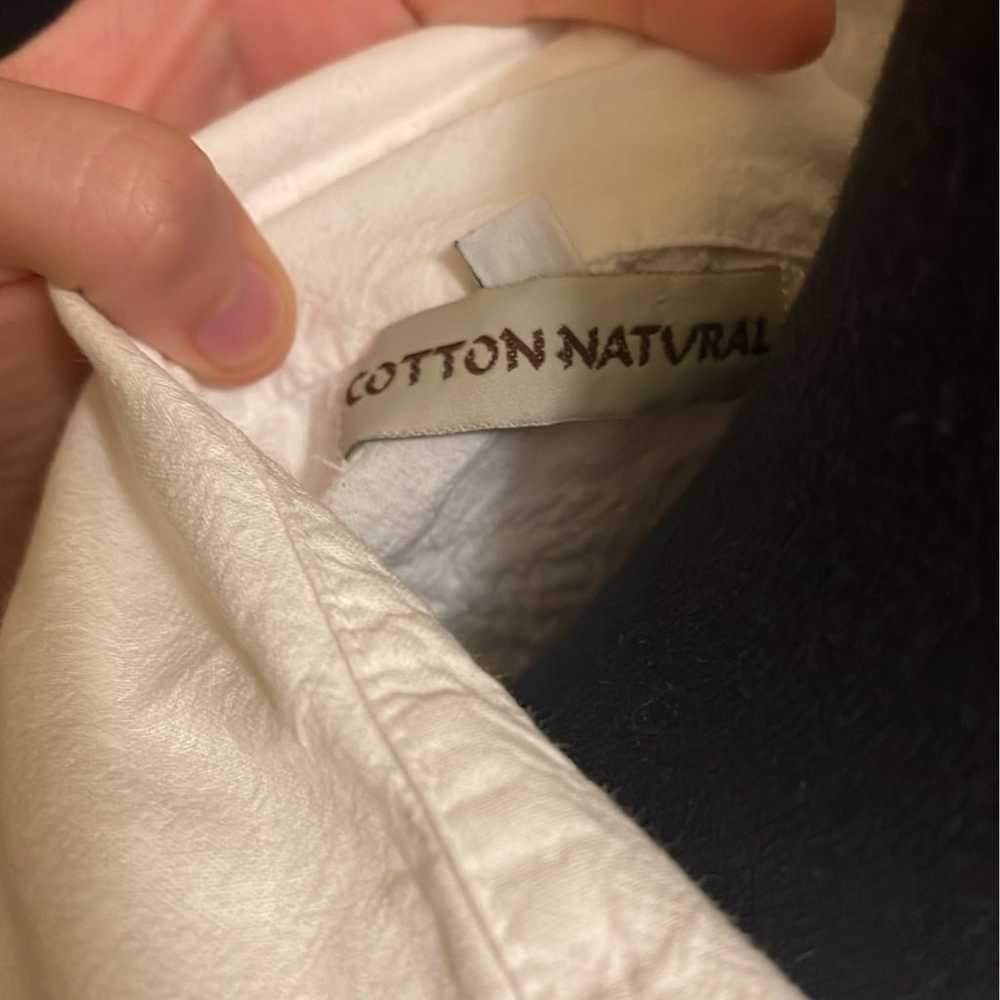 Cotton natural blouse - image 4