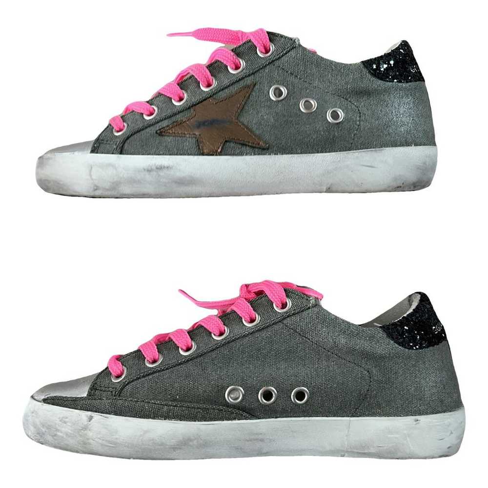 Golden Goose Superstar cloth trainers - image 1