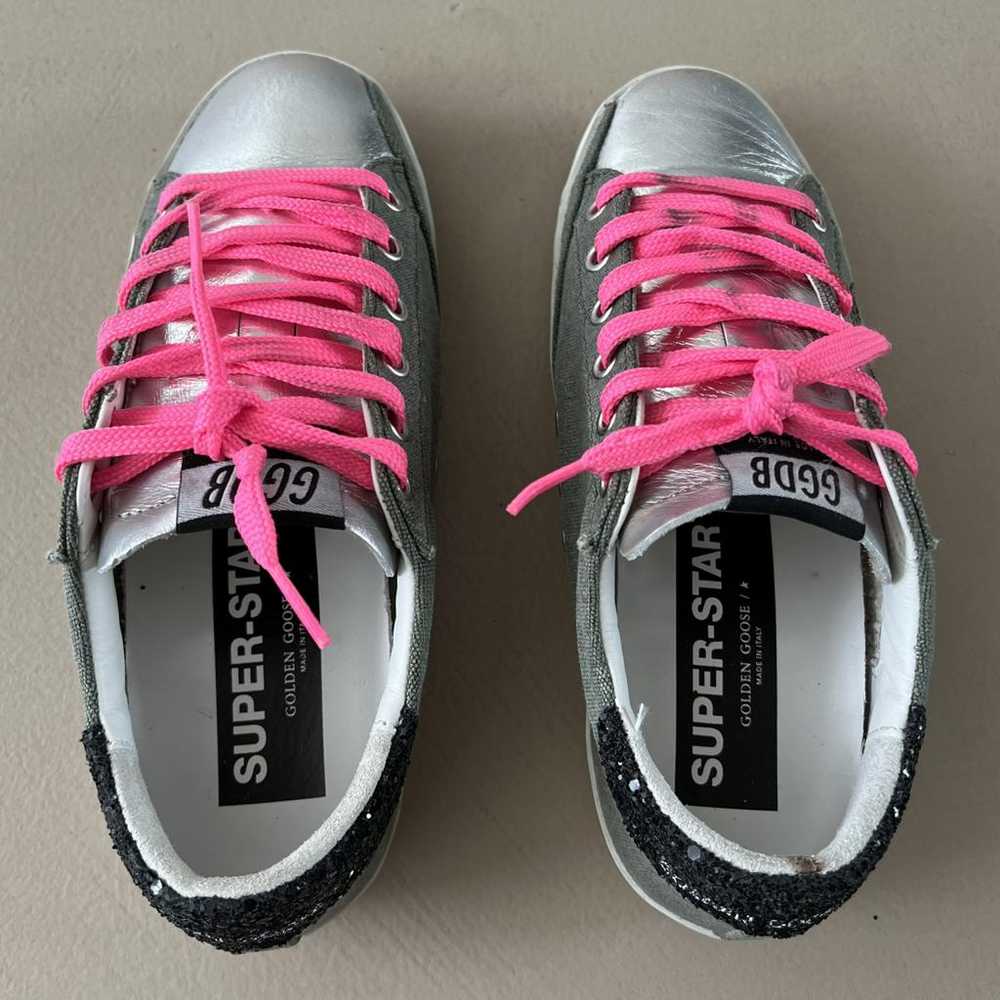 Golden Goose Superstar cloth trainers - image 6