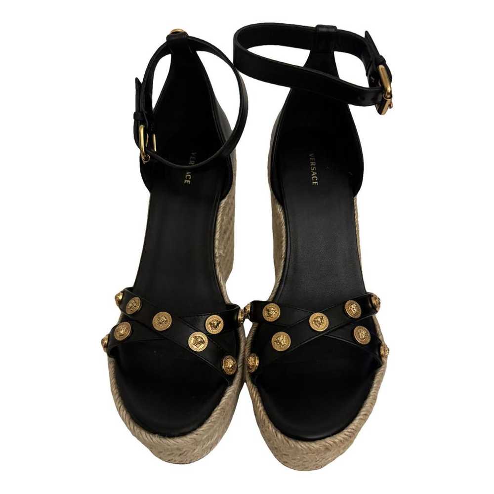 Versace Leather sandal - image 1