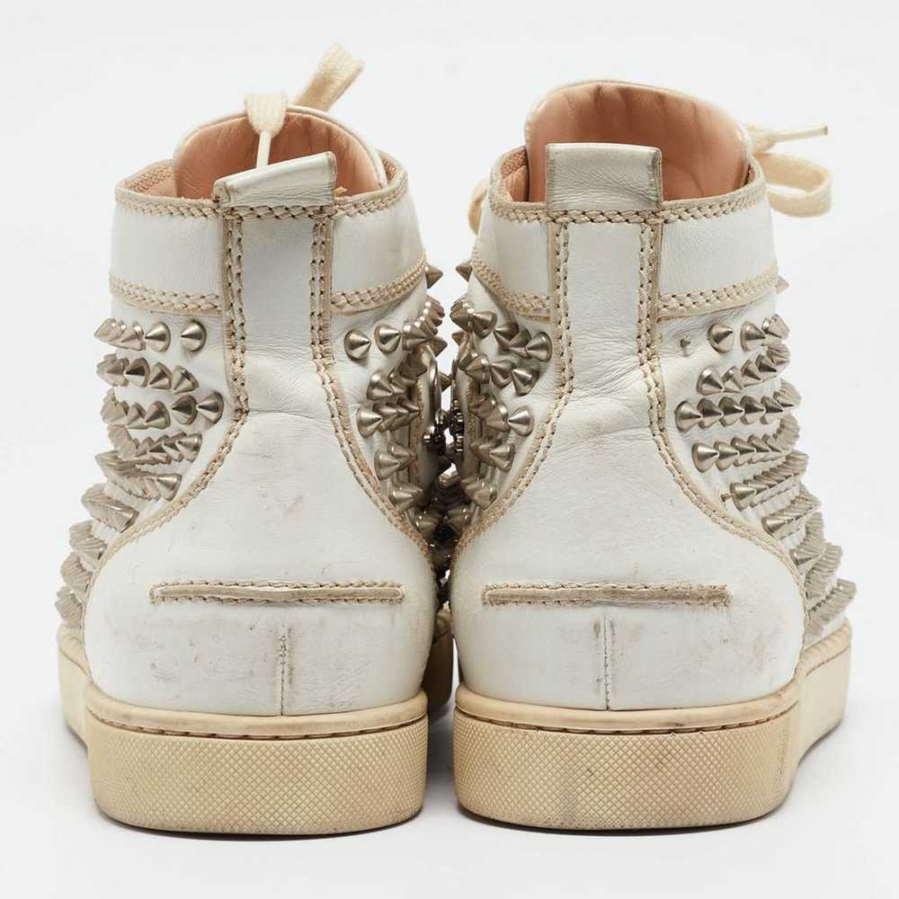 Christian Louboutin Leather trainers - image 4