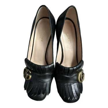 Gucci Marmont leather heels - image 1