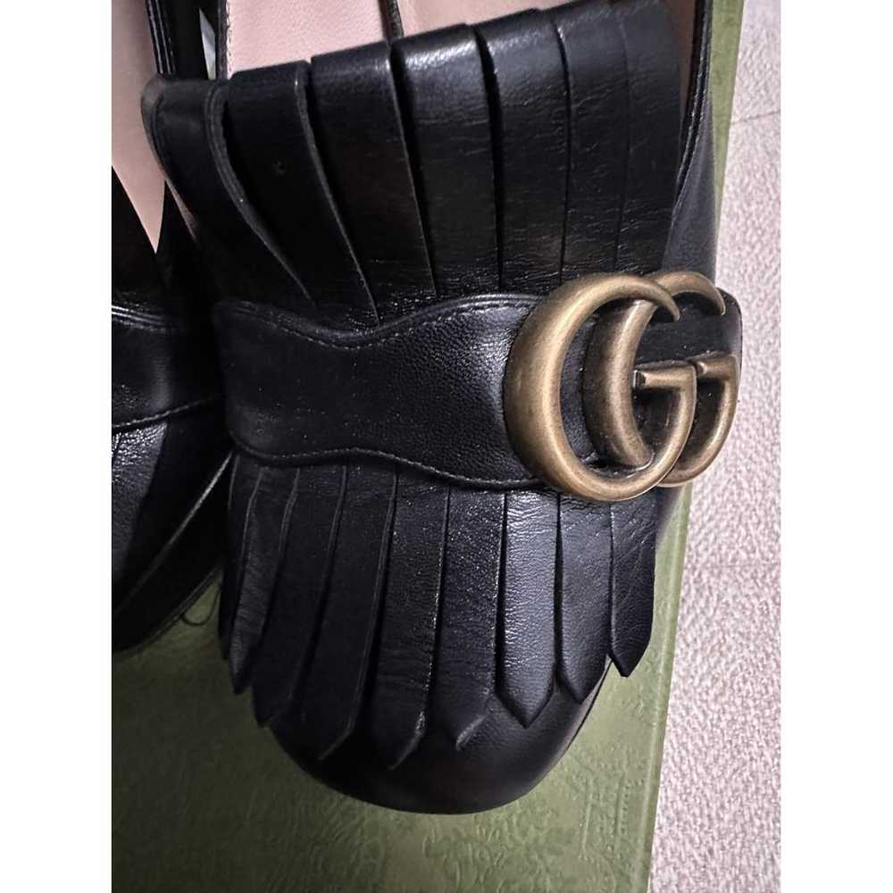 Gucci Marmont leather heels - image 8